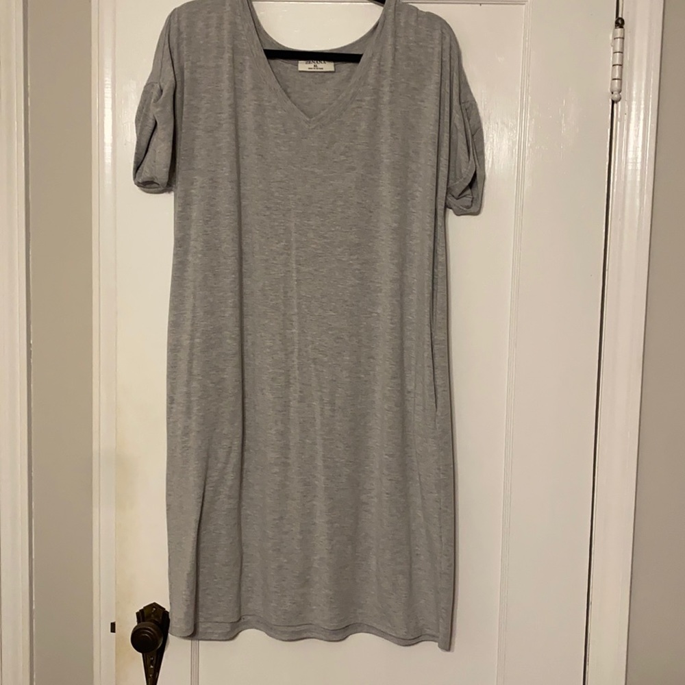 Zenana Grey T-Shirt Dress
